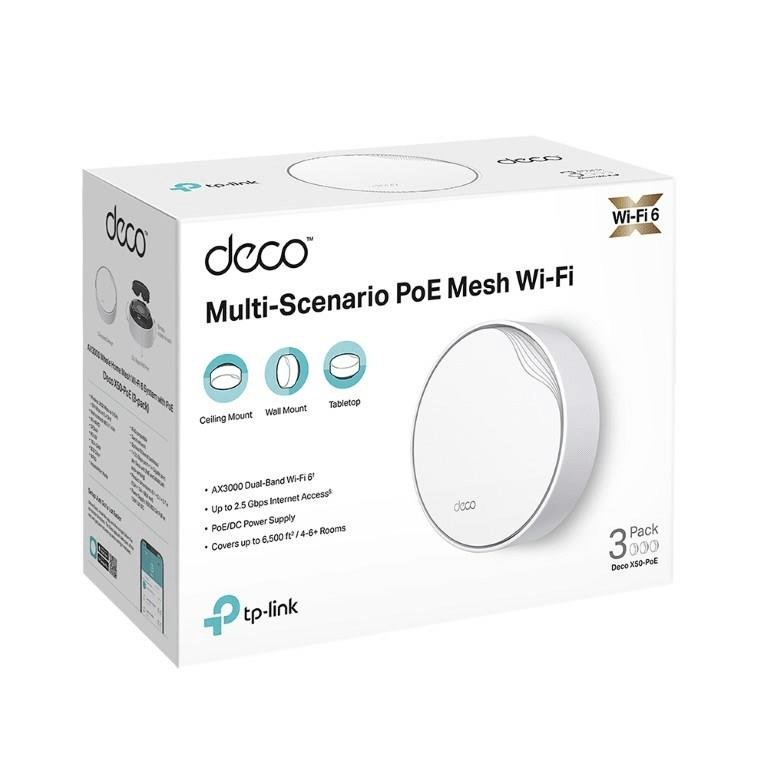 ☆8132 TP-Link Deco X50 AX3000 3個パック Deco X50 | AX3000メッシュWi-Fi 6システム | TP-Link 日本