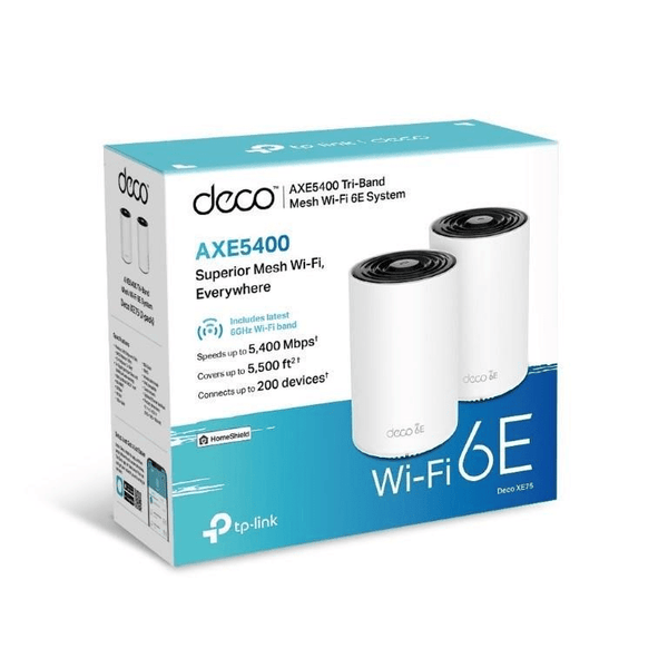 TP-Link Deco XE75 2パック AXE5400 TP-Link Deco XE75(2-pack) AXE5400 Tri-Band Whole Home Mesh Wi-Fi