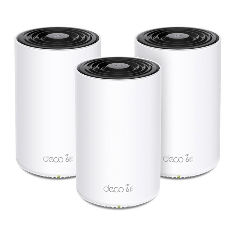 TP-Link Deco XE75 Pro(3-pack) Duo AXE5400 Tri-Band Whole Home Mesh Wi-Fi 6E System