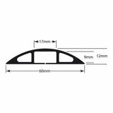D-Line CC-2 17x9mm Floor Cable Protector 1.8m Grey DEU-CC-2