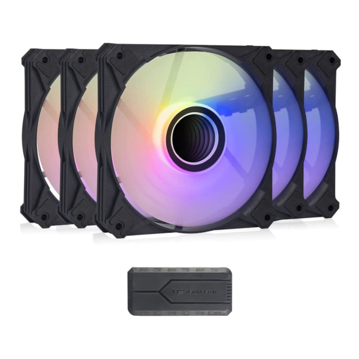 darkFlash Infinity 8 A-RGB Fan 5-pack Black