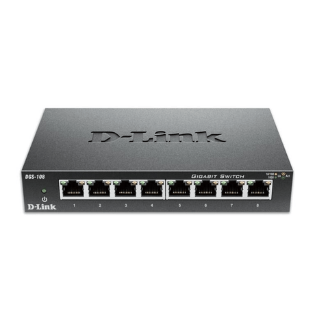 D-Link 8-port Gigabit Unmanaged Desktop Switch DGS-108