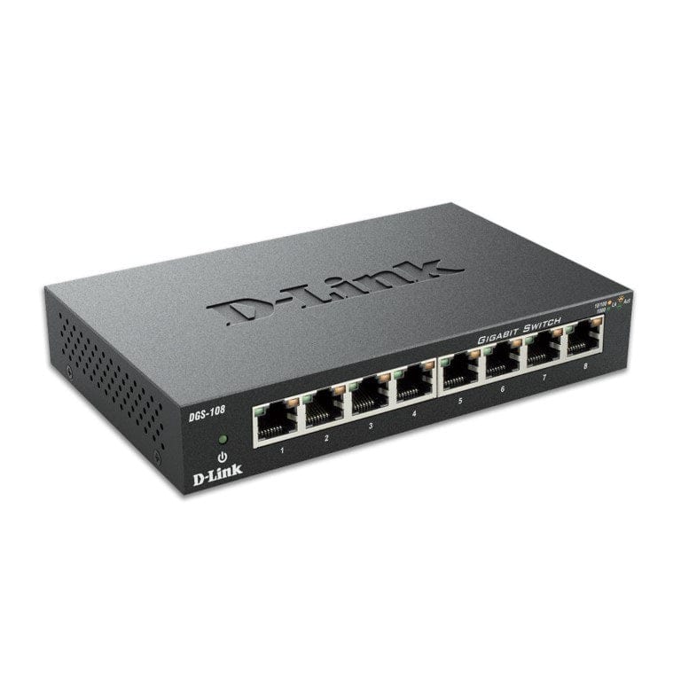 D-Link 8-port Gigabit Unmanaged Desktop Switch DGS-108
