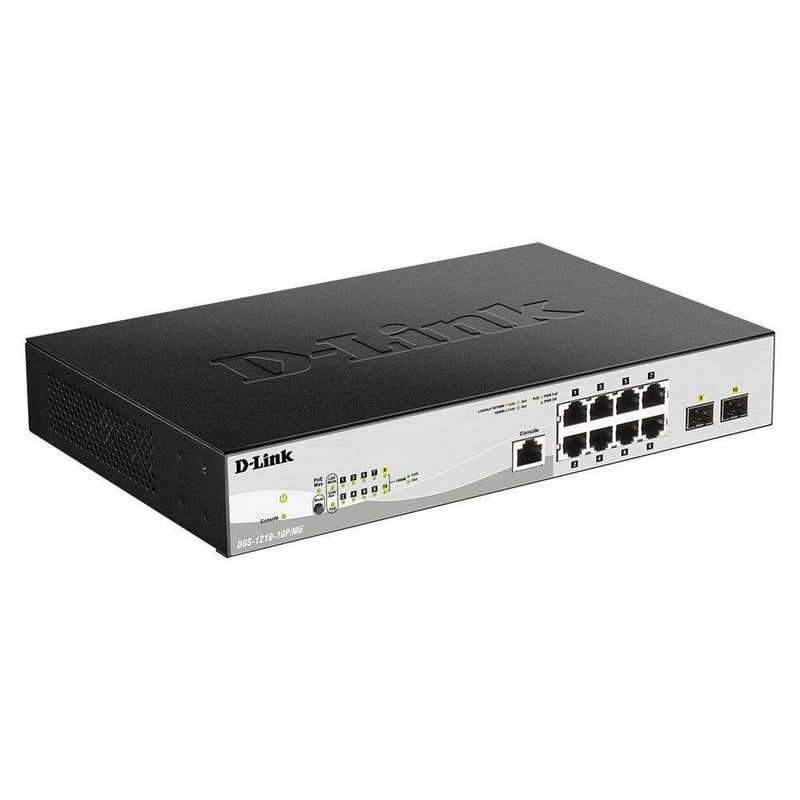 D-Link 10-Port Gigabit PoE Metro Ethernet Switch DGS-1210-10P/ME
