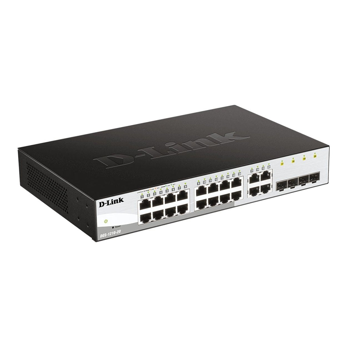 D-Link 16-Port + 4 SFP Smart L2 Gigabit Managed Switch DGS-1210-20E