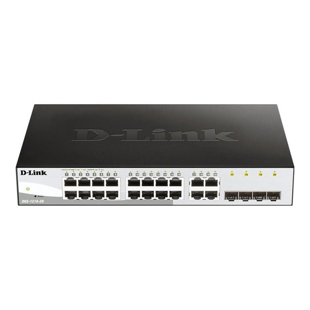 D-Link 16-Port + 4 SFP Smart L2 Gigabit Managed Switch DGS-1210-20E