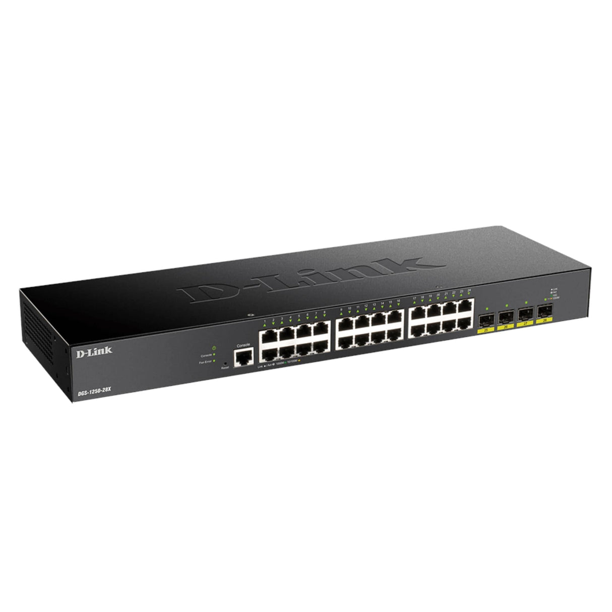 D-Link DGS-1250 24-port Gigabit Smart Managed Metro Switch with 4x 10G SFP+ ports DGS-1250-28X