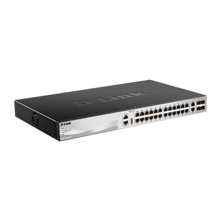 D-Link 24-port Gigabit Ethernet Managed Switch with 2x 10G Ethernet ports and 4x 10G SFP+ ports DGS-3130-30TS