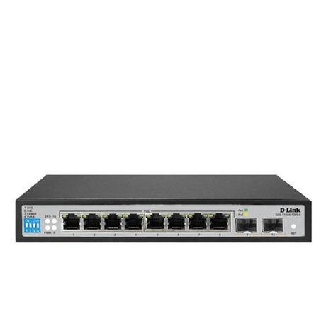 D-Link DGS-F1100-10PS 10-port Gigabit Smart Managed PoE Switch