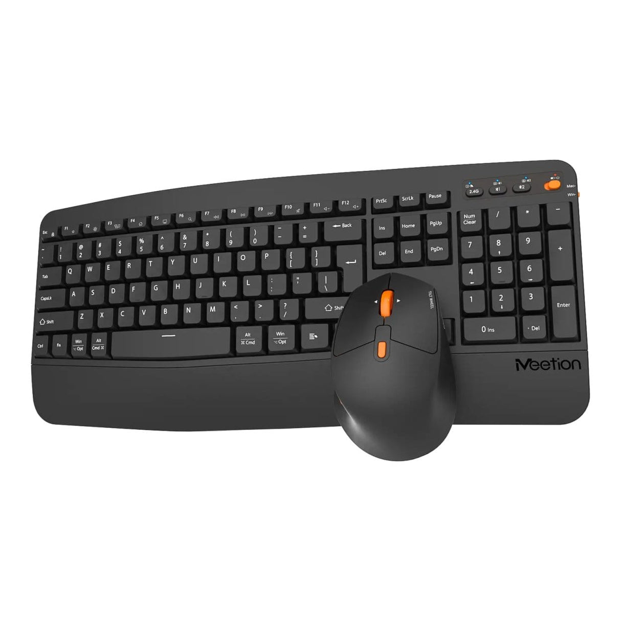 Meetion DirectorA2 Dual-Mode Ergonomic Wireless Keyboard & Mouse Combo