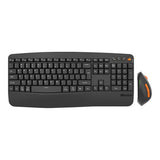 Meetion DirectorA2 Dual-Mode Ergonomic Wireless Keyboard & Mouse Combo