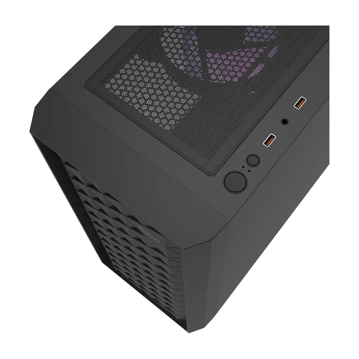 darkFlash DK351 ATX PC Case Black with 4 ARGB Fans