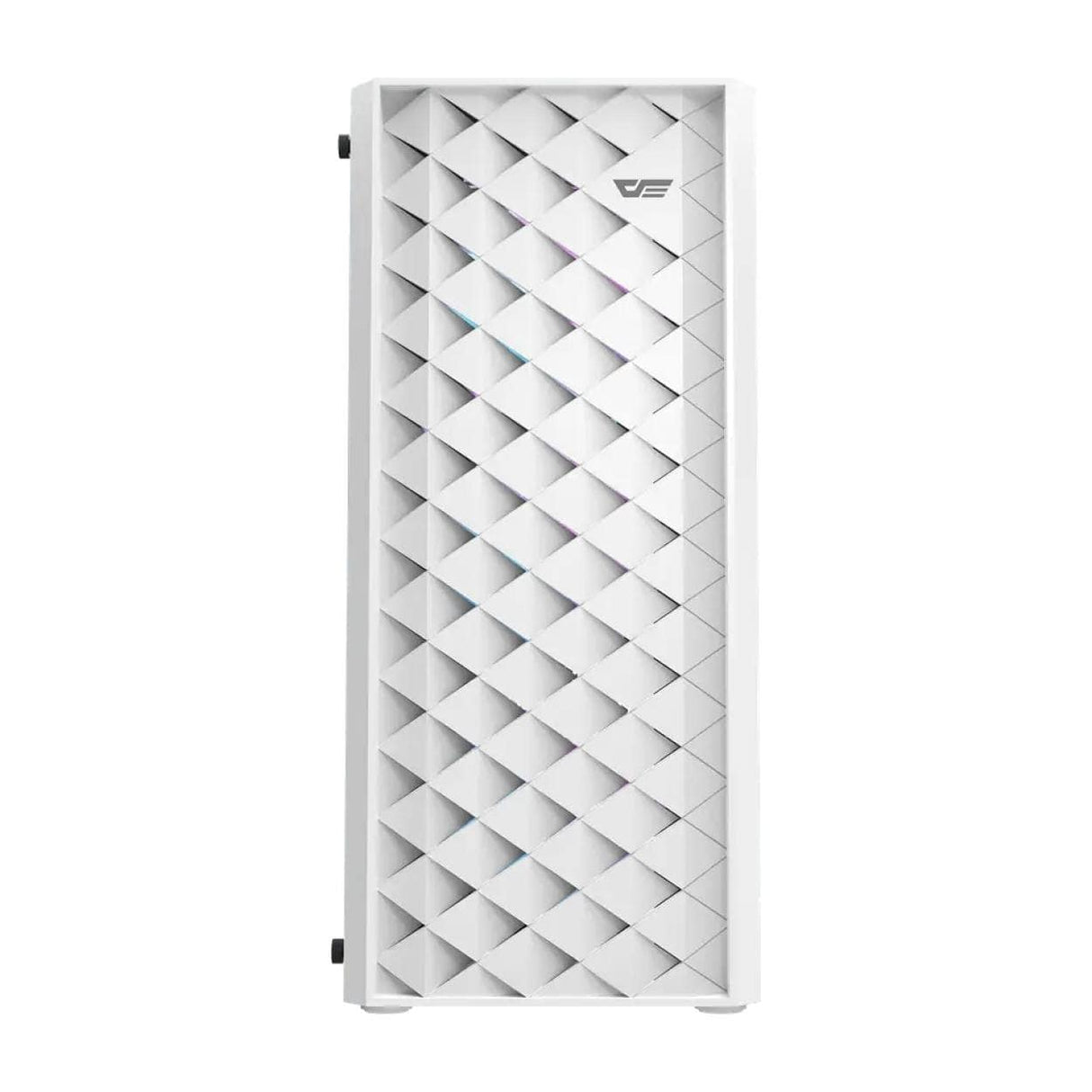 darkFlash DK351 ATX PC Case White with 4 ARGB Fans
