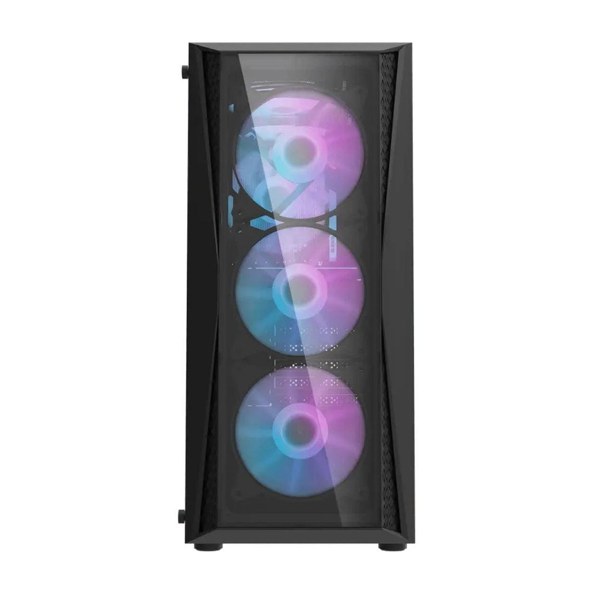 darkFlash DK352 PLUS PC Case Black with 4 ARGB Fans