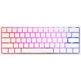 Ducky One 2 Pro Mini 60 Cherry MX Blue Clicky Mechanical Wired Gaming Keyboard - White DKON2061ST-CUSPDWWT2