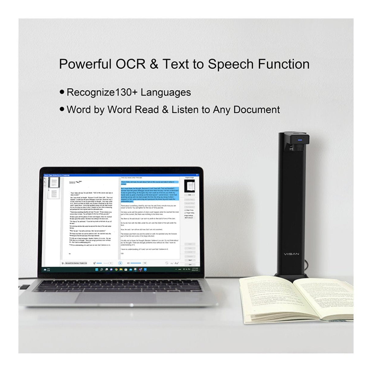 Viisan DL8 13MP A3 Visualizer Document Camera Scanner