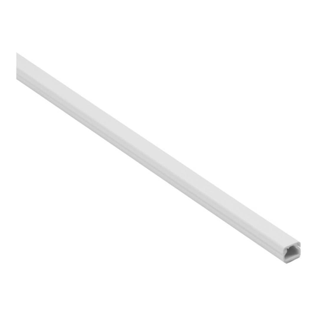 D-Line 10x8mm Square Trunking 2m White DLFSA108W/2