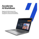 HP ZBook 8 G1i 16-inch WUXGA AI Mobile Workstation - Intel Core Ultra 7 255H 1TB SSD 24GB RAM Win 11 Pro