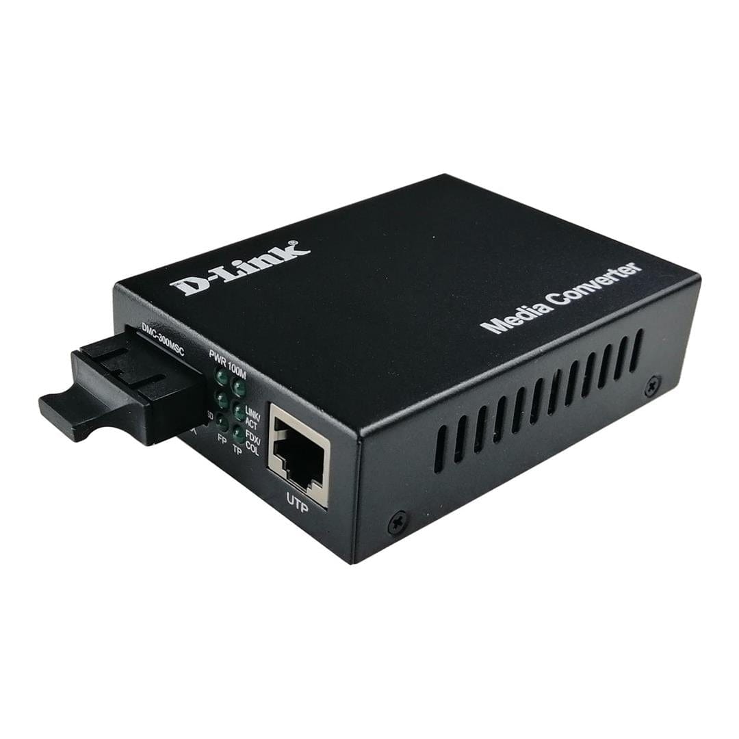 D-Link 100Base-TX to 100Base-FX multi-mode Fiber (SC) Media Converter DMC-300MSC