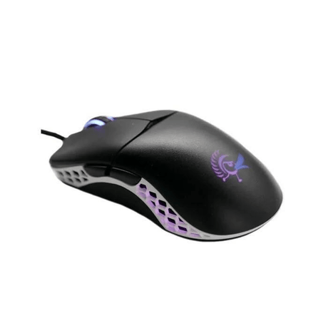 Ducky Feather Ultra Lightweight RGB Ambidextrous Huano Blue 50M Switches Gaming Mouse DMFE20O-OAZPA7V