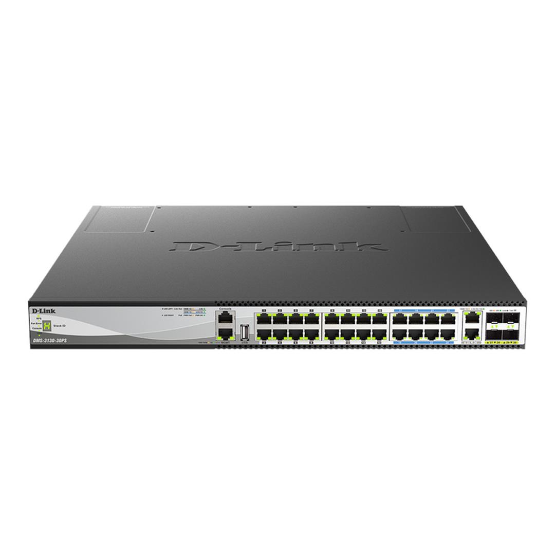 D-Link 30-port Multi-G PoE L3 Managed Network Switch DMS-3130-30PS