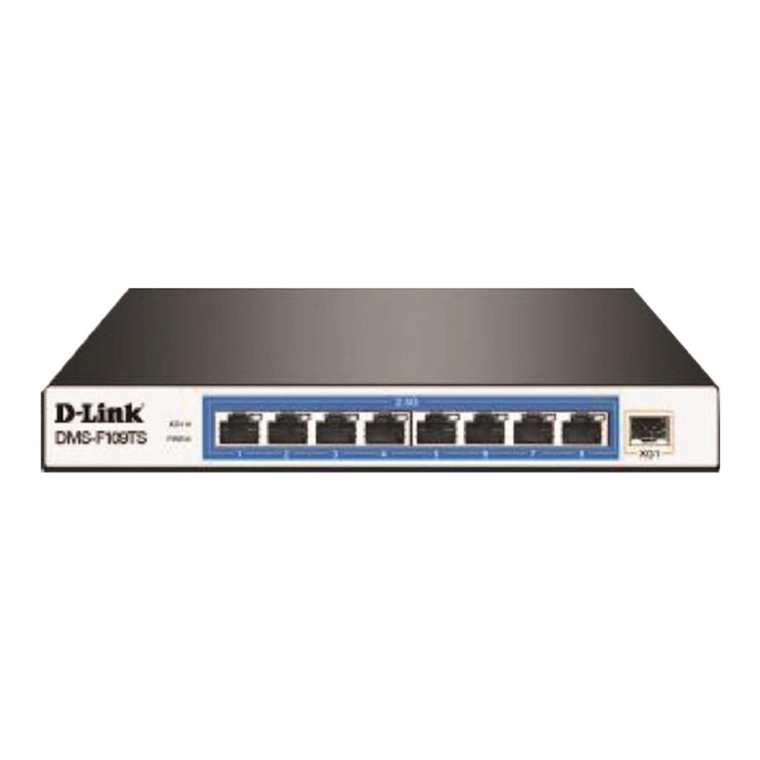D-Link 8-Port 2.5G PoE 10G Port Unmanaged Switch DMS-F109TS