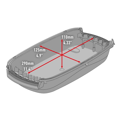 D-Line DOCM001 Outdoor Cable Management Box Black