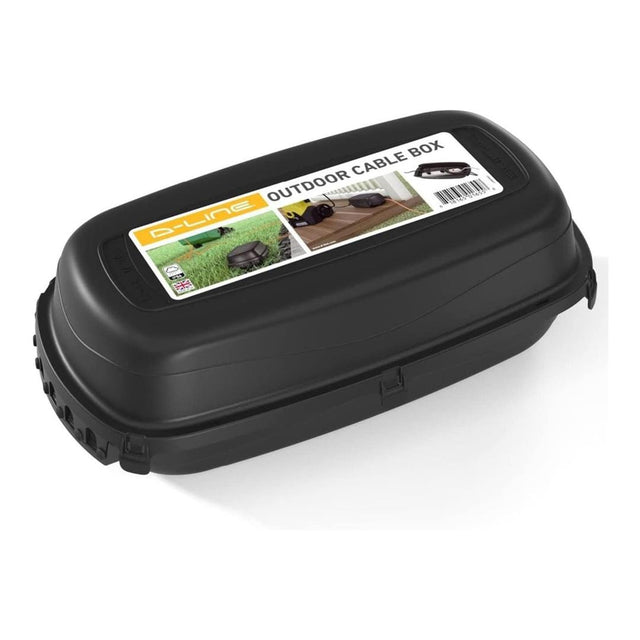 D-Line DOCM001 Outdoor Cable Management Box Black