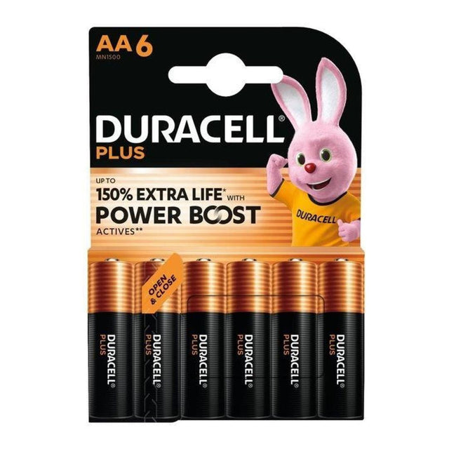 Duracell Plus AA 6 Power Boost Battery 10-pack DP176096