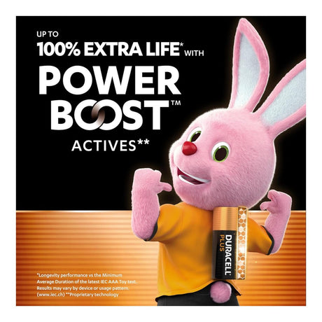 Duracell Plus AAA 12 Power boost Batteries 12-pack DP176980
