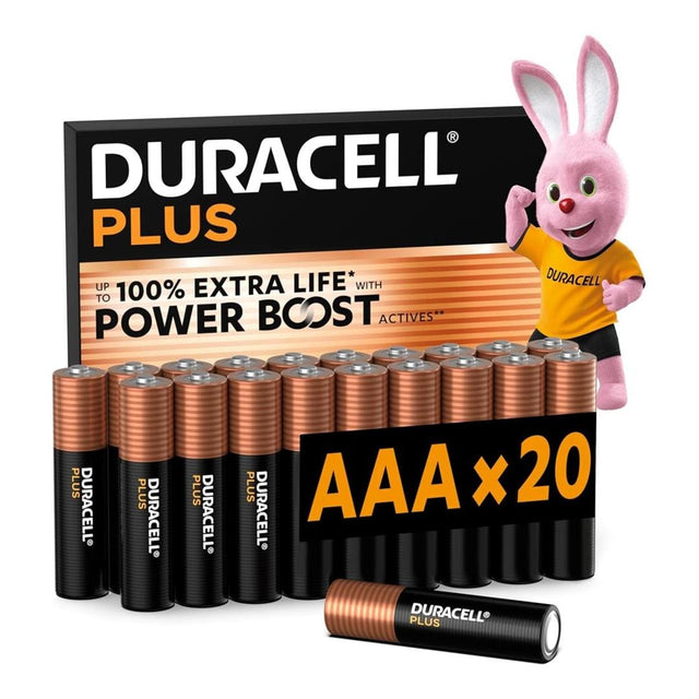 Duracell Plus AAA 20 Power Boost Battery 10-pack DP177185
