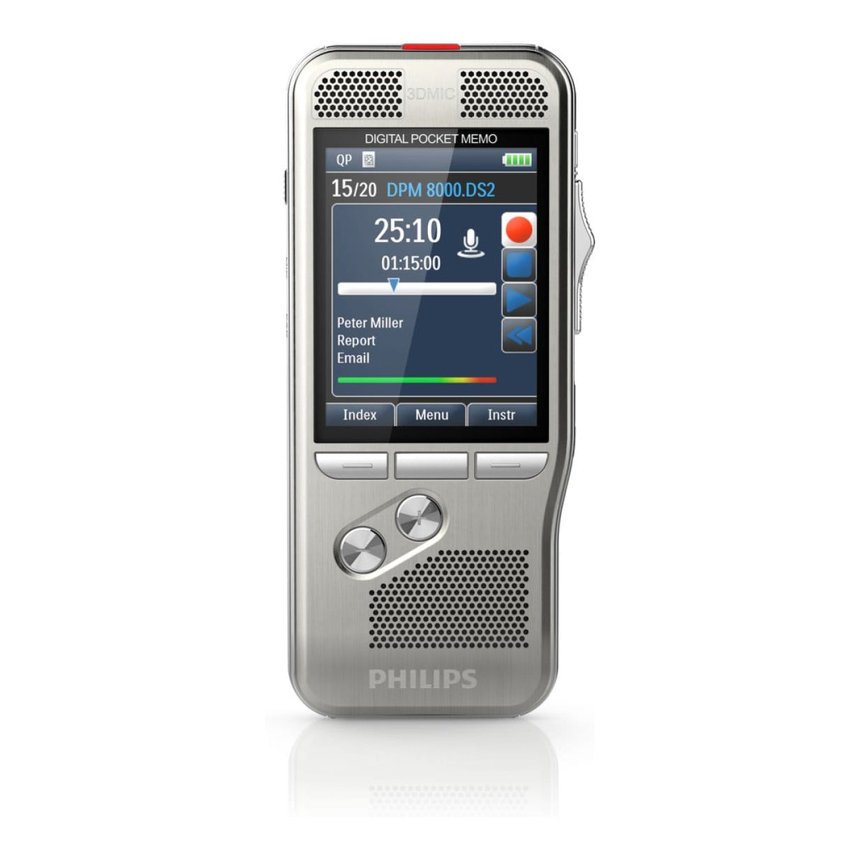Philips DPM8900 PocketMemo Meeting Recorder Kit Silver