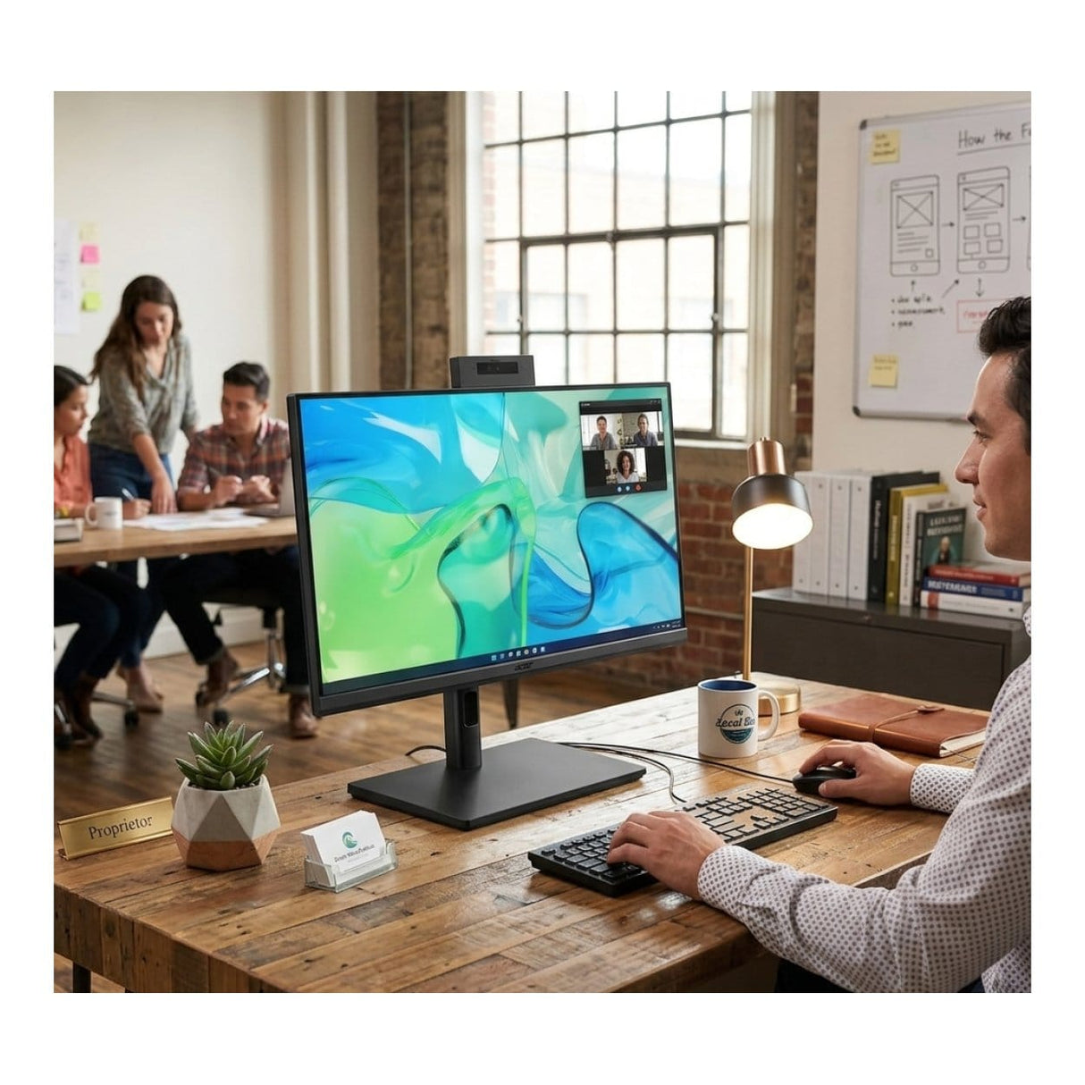 Acer Veriton Vero VVZ4724GT 23.8-inch FHD All-in-One PC - Intel Core i7-14700 1TB SSD 16GB RAM Win 11 Pro