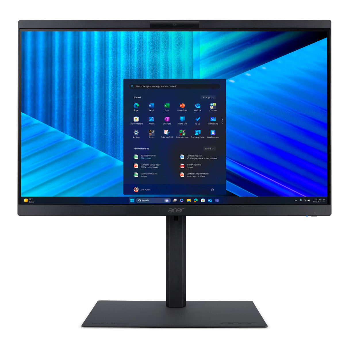 Acer Veriton Vero Z4734GT 23.8-inch FHD All-in-One AI PC - Intel Core Ultra 5 225 512GB SSD 16GB RAM Win 11 Pro