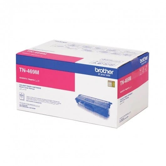 Brother TN-469M Magenta Toner Cartridge 9,000 Pages Original DR-469M Single-Pack