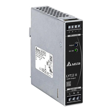 Vivotek Industrial 48V DC 120W Din Rail Mount Power Supply DRL-48V120W1EN