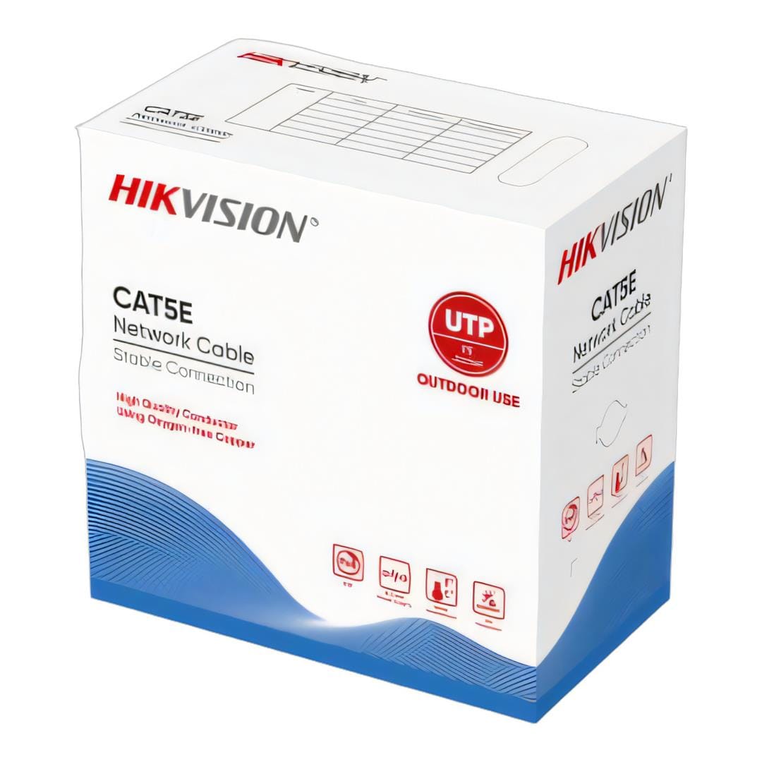 Hikvision 305m 0.5mm Copper CAT5E UTP Outdoor Network Cable DS-1LN5EO-UU/E