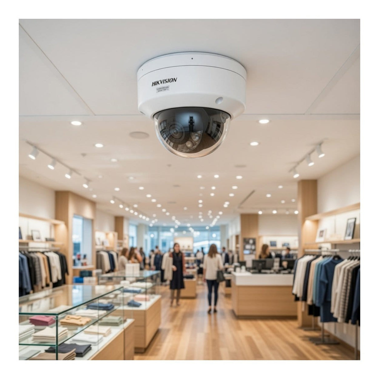 Hikvision 4MP 2.8mm Smart Hybrid Light with ColorVu Fixed Dome Network Camera DS-2CD2147G3-LIS2UY(2.8mm)