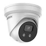 Hikvision 8MP 4K 2.8mm AcuSense Strobe Light and Audible Warning Fixed Turret Network Camera DS-2CD2386G2-ISU/SL(2.8mm)