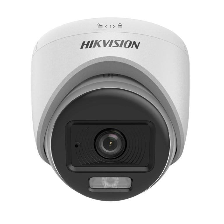 Hikvision 2MP 2.8mm Smart Hybrid Light with ColorVu Indoor Fixed Turret Camera DS-2CE70DF0T-LPFS(2.8mm)