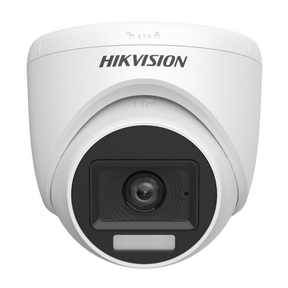 Hikvision 2MP 2.8mm Smart Hybrid Light Audio Fixed Turret Camera DS-2CE76D0T-LPFS(2.8mm)