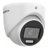 Hikvision 3K 3.6mm Smart Hybrid Light Audio Fixed Turret Camera DS-2CE76K0T-LMFS(3.6mm)