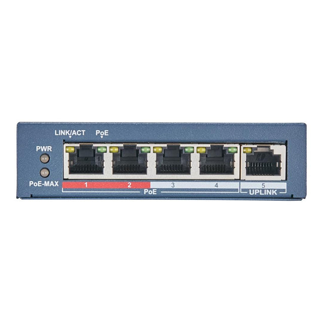 Hikvision 4-port Fast Ethernet Unmanaged POE Switch DS-3E0105P-E