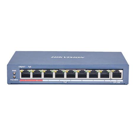 Hikvision 8-Port Fast Ethernet Unmanaged POE Switch DS-3E0109P-E(C)