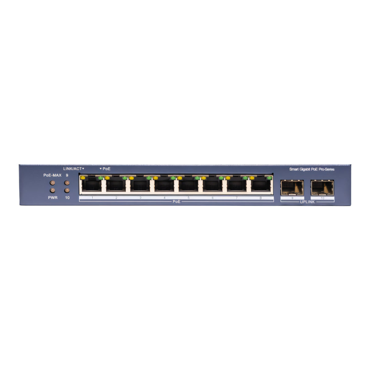 Hikvision 8-Port Gigabit Smart PoE Switch DS-3E1510P-SI-8P2F