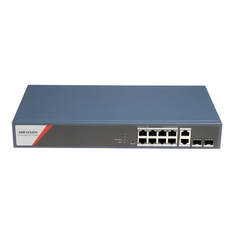 Hikvision 8-port Gigabit Smart POE Switch DS-3E1512HP-SI-8P2T2F