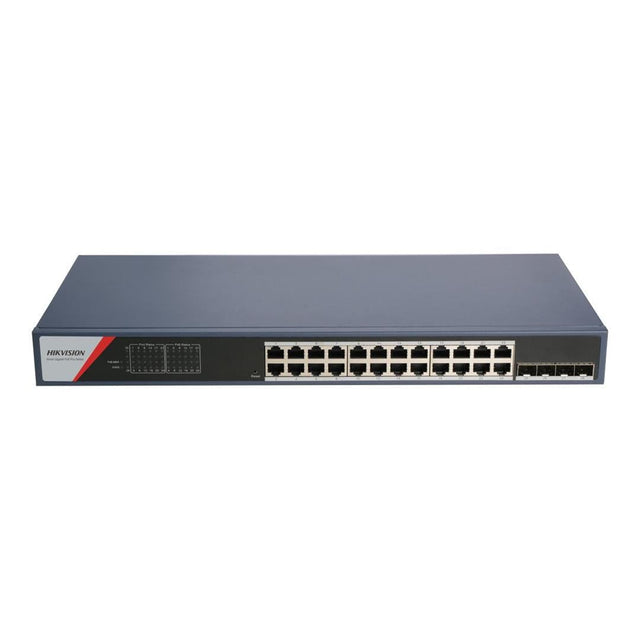 Hikvision 24-port GbE PoE Smart Managed Switch with 4x SFP ports DS-3E1528P-SI-24P4F