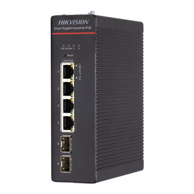 Hikvision DS-3T1506HP-SI-4P2F 4-port Industrial Smart Managed POE Switch