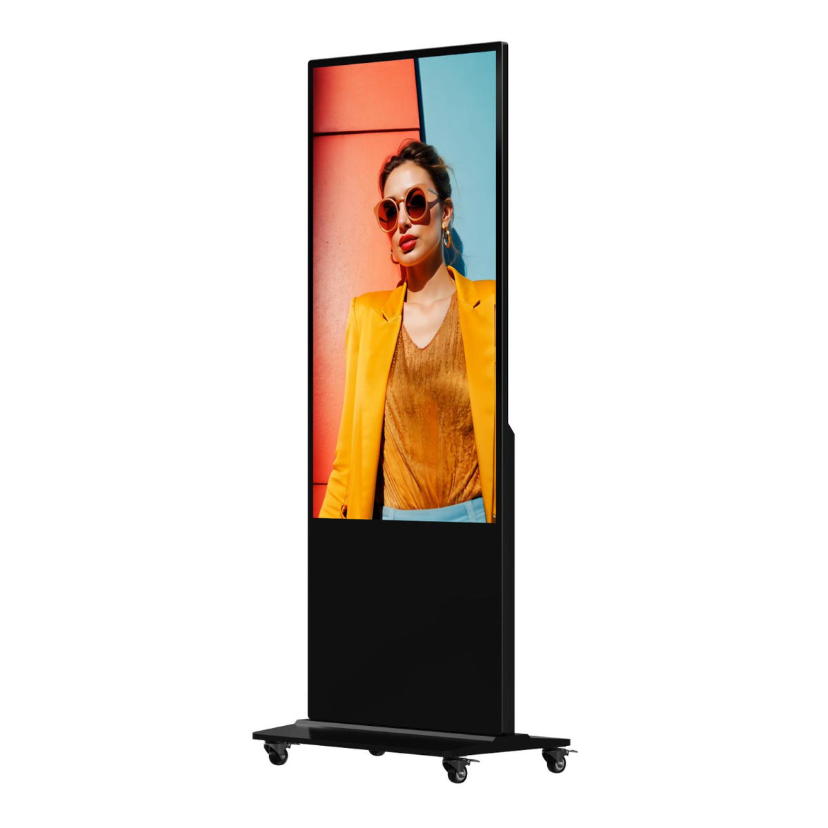 Hikvision DS-D6055UN-D/S 55-inch Slim Floor Standing Digital Signage Kiosk