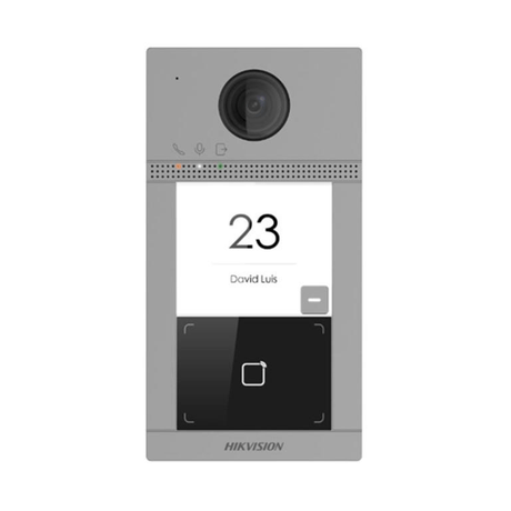 Hikvision 1-button Video Intercom Villa Door Station Flush Mountable DS-KV8113-WME1-FLUSH